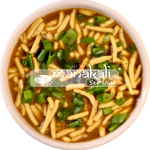 Sevusal with spring onion